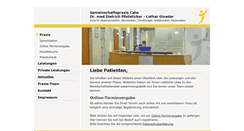 Desktop Screenshot of praxis-calw.de